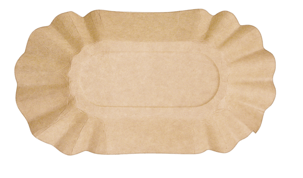 PAPER BOWLS MADE FROM BROWN KRAFTBOARD WITH GREASEPROOF BARRIER