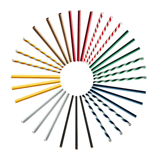 Paper drinking straws